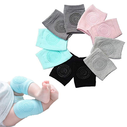 Baby Knee Pads – Soft Anti-Slip Crawling Protectors (2 Pairs)