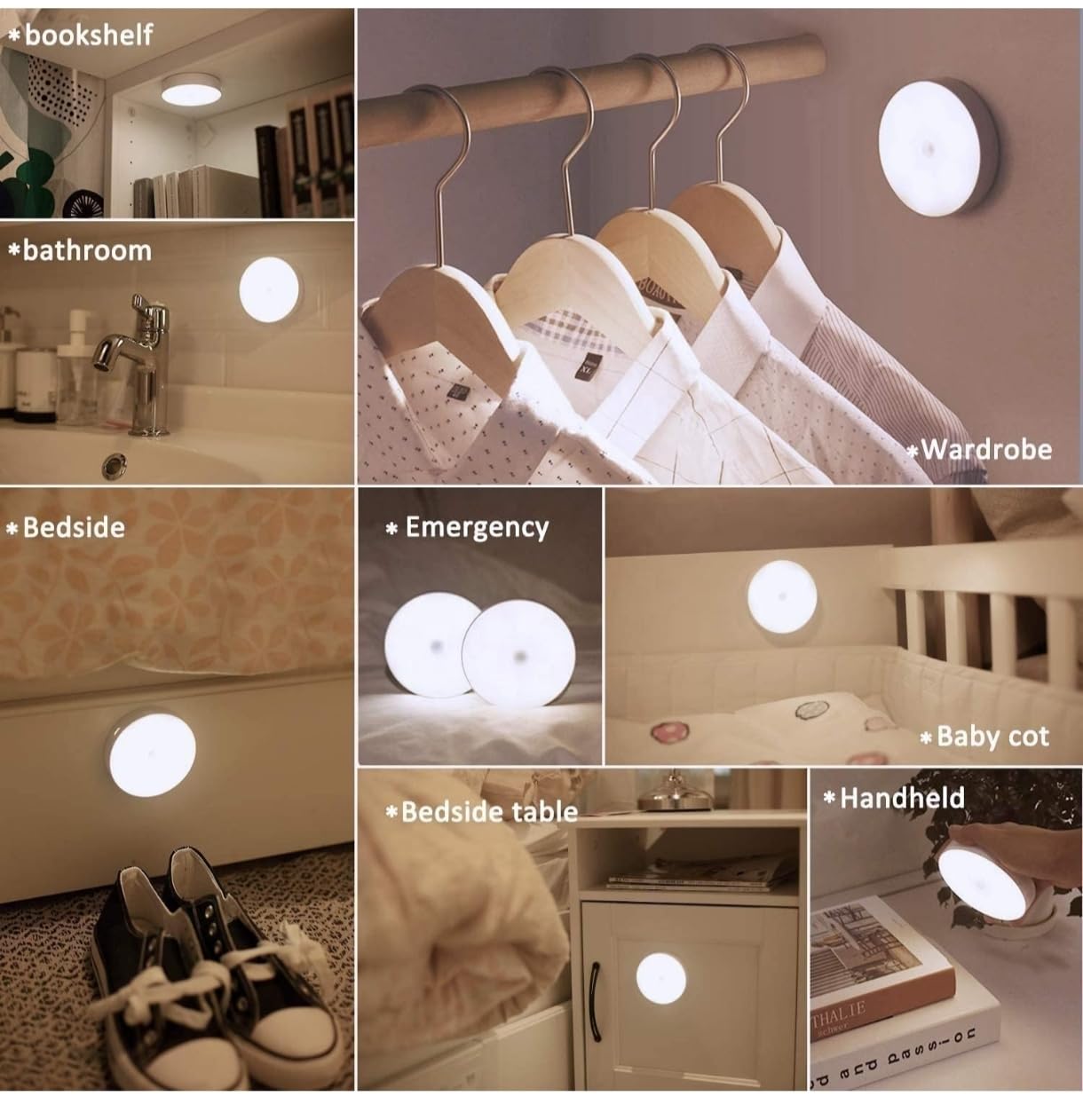 Body Sensor Light – USB Rechargeable Motion Sensor LED Night Light