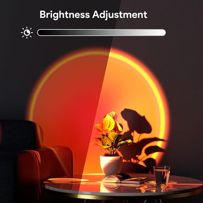 LumiGlow 16-Color Sunset Lamp