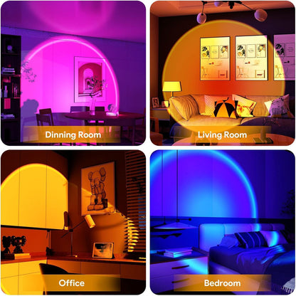 LumiGlow 16-Color Sunset Lamp