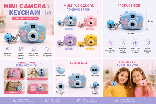 Mini Camera Keychain