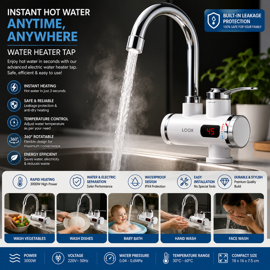 Water Heater Tap – Instant Electric Hot Water Faucet