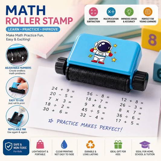 Math Roller Stamp for Kids