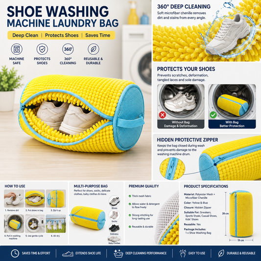 Shoe Washing Machine Laundry Bag