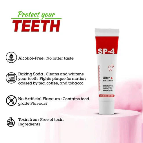 Sp-4 probiotic whitening toothpaste, Teeth Whitener Toothpaste, Natural Tooth Whitener